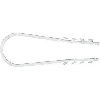 Дюбель-хомут EKF PROxima d19-25мм для круглого кабеля белый (уп.50шт)