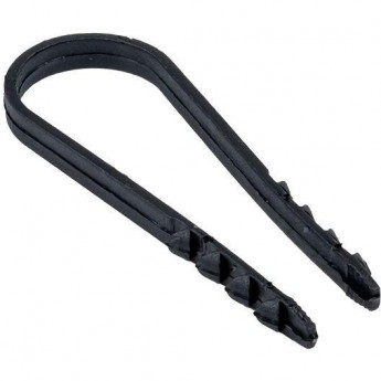 Дюбель-хомут EKF PROxima d19-25мм для круглого кабеля черный (уп.50шт)