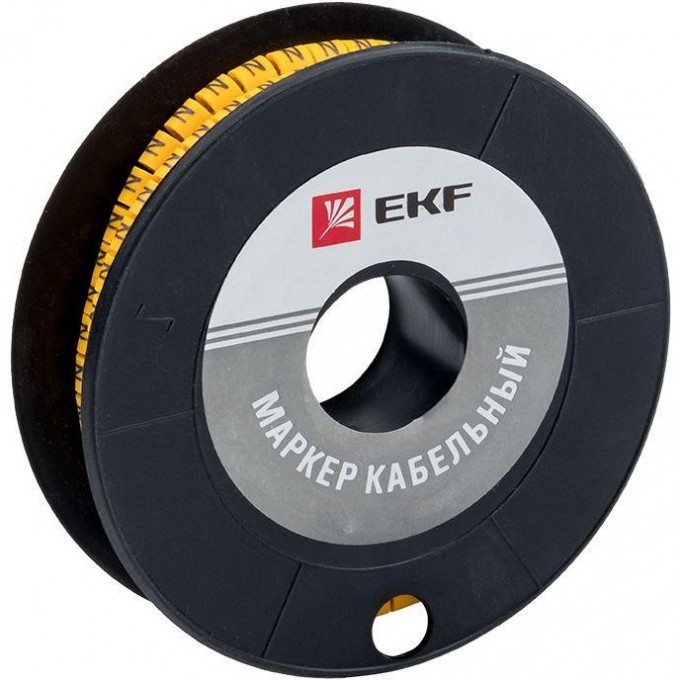 Маркер кабельный EKF 1.5кв.мм "4" (к-1000ед) (ЕС-0) plc-KM-1.5-4 Маркер кабельный EKF 1.5кв.мм "4" (к-1000ед) (ЕС-0) plc-KM-1.5-4