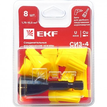 СИЗ-4 EKF (1,75-10,5мм2) блистер (8шт.) СИЗ-4 EKF (1,75-10,5мм2) блистер (8шт.)