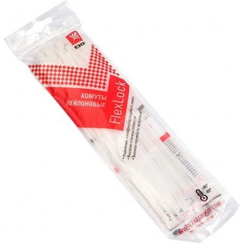 Стандартный хомут EKF P6.6 б, 3.6x200 50 шт. FlexLock PROxima plc-fl-ctsw-3.6x200-r Стандартный хомут EKF P6.6 б, 3.6x200 50 шт. FlexLock PROxima plc-fl-ctsw-3.6x200-r