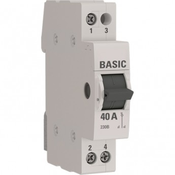 Выключатель нагрузки EKF BASIC ВН-29 1P 40А Выключатель нагрузки EKF BASIC ВН-29 1P 40А